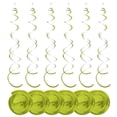 thumbnail image 1 of Becaristey 6pcs Set Streamers Decorations Party Streamers Gold Streamers Party Decorations Ceiling Decorations For Birthday Party Green 27.5 inch 1Set, 1 of 6