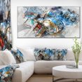 thumbnail image 1 of Motorcycle Headlight Watercolor - Contemporary Canvas Art Print, 1 of 3