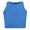 Blue, variant on lnmuld Kids Girls Solid Color Ribbed Sleeveless Crop Top Casual Summer Basic Vest Tee Size:13-16 Years