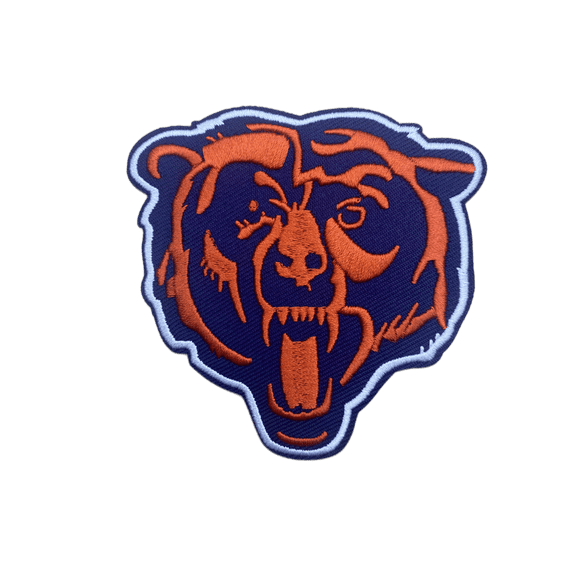 Chicago Bears Iron-On Embroidered Patch