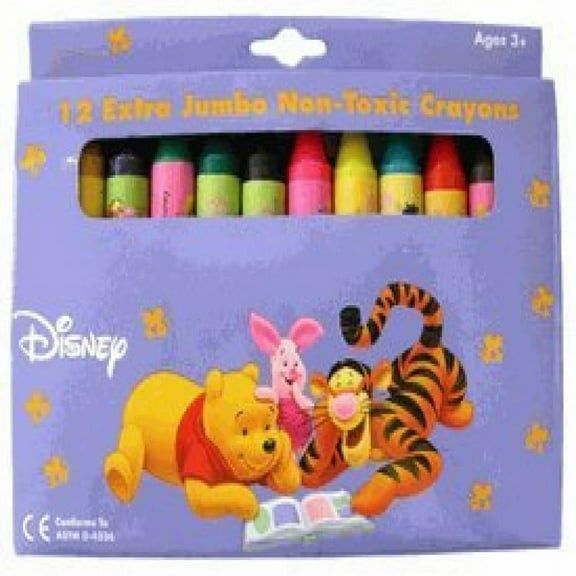 Disney's Winnie the PoohCrayon - Extra Jumbo Non-Toxic Crayons