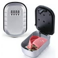 thumbnail image 4 of YIEMEEN Wall Mounted Key Lock Box Key Safe Security Box for Indoor Outdoor Home Garage, 4 of 14