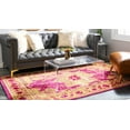 thumbnail image 3 of Rugs.com Fleur Collection Rug – 9' x 12' Pink Medium-Pile Rug Perfect For Living Rooms, Large Dining Rooms, Open Floorplans, 3 of 9