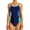 Blue, variant on Beautyin Womens Swimsuit One Piece Athletic Backless Bikini Monokini