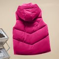 thumbnail image 4 of Puntoco Abrigo Moda Mujer Chaqueta Cálida Invierno Casual Sin Mangas Con Capucha Casual Outwearversatile top Liquidación Puntoco Puntoco-1, 4 of 4