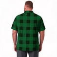 thumbnail image 6 of BRANROY Men's Big and Tall Polo - Tartan Collared UPF 50+ Short Sleeve Mens Polo Shirts, Breathable Golf Shirts for Men, Casual Work Shirts - Perfect for Course & Office,Green,4XL, 6 of 8