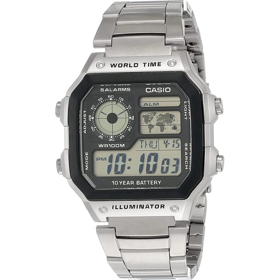 Casio Collection Men's Watch AE-1200WH Silver