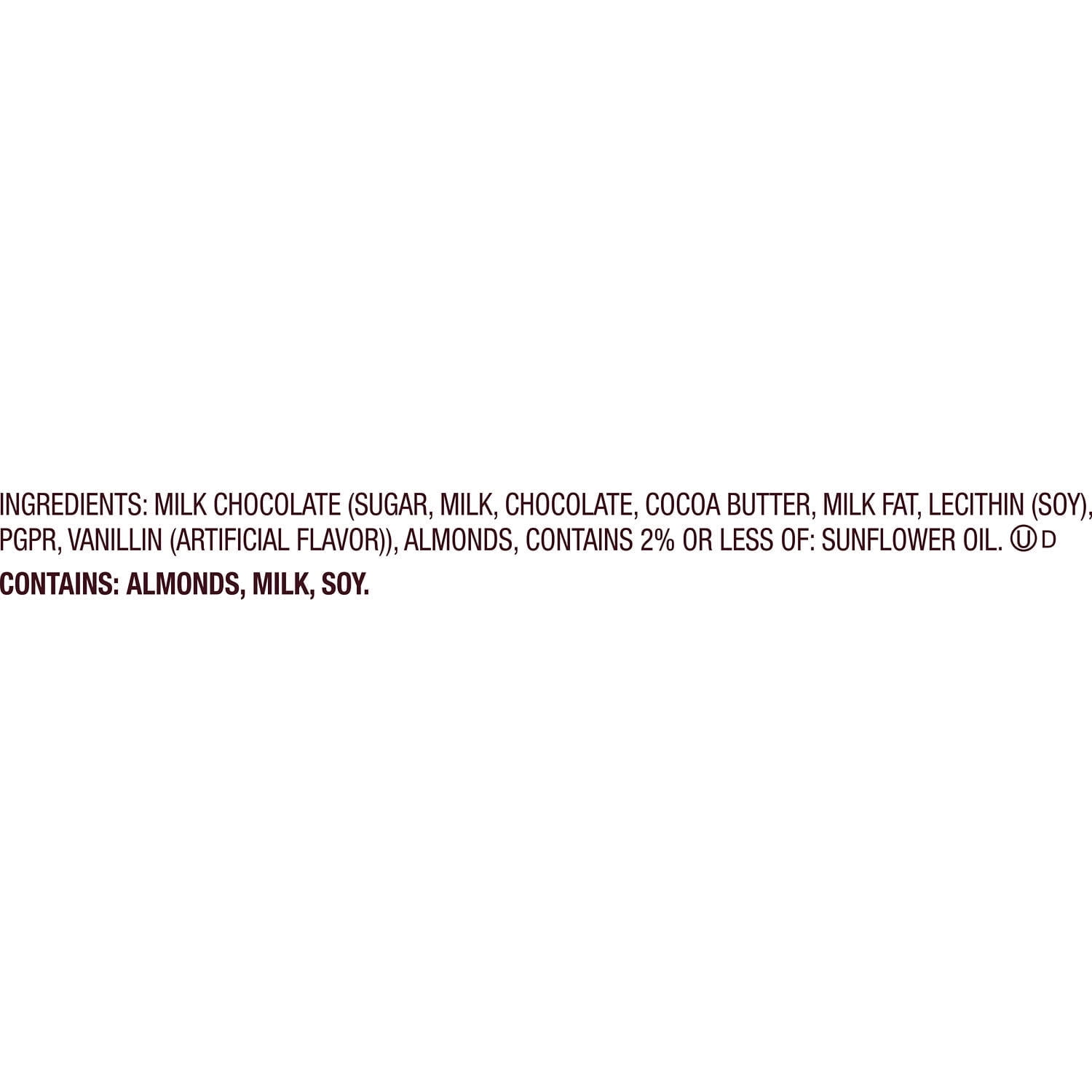 HERSHEY'S KISSES Milk Chocolate with Almonds Candy Share Pack, 8.7 OZ