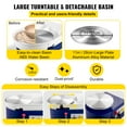 thumbnail image 3 of VEVORbrand Pottery Wheel Machine 11", 0-300rpm Ceramic Wheel, 350w Foot Pedal Shaping Tools 1pc Apron, 3 of 9