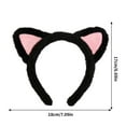 thumbnail image 3 of Kokovifyves Clearance Sales!Cute Cats Ears Headband for Washing Face Makeup Skin Care Cosplay Costume Soft Push Cats HeadBands Hair Accessories for Women Teen Girls, 3 of 9