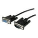 StarTech.com Straight Through DB9 RS232 Serial Cable Black DB-9 1M Noir - M/F (MXT1001MBK) - Serial extension Cable - (M) to DB-9 (F) - 3.3 ft - - for P/N: 1P3FPC-USB-SERIAL, ICUSB2321F, ICUSB2324I, ICUSB232IS – image 1 sur 3