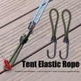 thumbnail image 4 of Cuerda de Carpa Con Gancho, 10 PCS Tapa Elástica, Negro para la Instalacia de Carpa Al Aire Libre para acampar, 4 of 7