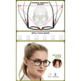 thumbnail image 3 of WEMOOTANTS Retro Round Reading Glasses 1.25 for Women Lightweight Black Readers, 3 of 5