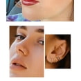 thumbnail image 3 of 6 Unids/Hombre Mujer Septum Piercing Nariz Anillo Labio Anillo Pendientes Rock Hip Hoop punk Acero inoxidable Piercing Nariz Anillos Joyería del cuerpo, 6 piezas en diferentes colores TUNC Sencillez, 3 of 5