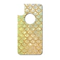 thumbnail image 3 of DistinctInk Custom SKIN / DECAL compatible with OtterBox Commuter for iPhone XR (6.1" Screen) - Gold Green Mermaid Scales, 3 of 5