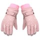 thumbnail image 1 of Qarigey 1 par de guantes para esquiar en la nieve para niños, guantes a prueba de viento, mitones de calentamiento ajustables, equipo deportivo para guantes y mitones Rosa claro Qarigey AP013201-02, 1 of 6