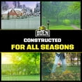 thumbnail image 5 of BOEN 4' x 100' Green Temporary Fencing, Mesh Snow Fence, Plastic, Safety Garden Netting, Above Ground Barrier, for Deer, Kids, Swimming Pool, Silt, Lawn, Rabbits, Poultry, Dogs, 5 of 6