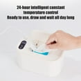 thumbnail image 6 of Shoreew Portable Baby Wipe Warmer Adjustable LED Display Large Capacity Home Travel Fast Heating Diaper Wet Wipe Holder Dispenser Heater, 6 of 7