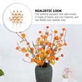 thumbnail image 3 of UPOUART 3Pcs Fall Pumpkin Branches Artificial Sturdy Material Vase Filling Ornament for Harvest Festival, 3 of 6