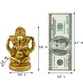 thumbnail image 3 of BangBangDa Hindu God Lord Ganesha Idol - Indian Ganesh Statue Sculpture India Murti Pooja Item Home Office Mandir Temple Puja Decor Yoga Zen Meditation Altar Shrine Kit Religious Gifts, 3 of 9
