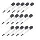 thumbnail image 3 of 20Pcs Silicone Lip Brushes and Eyeshadow Applicators in Microphone Shape, 3 of 5