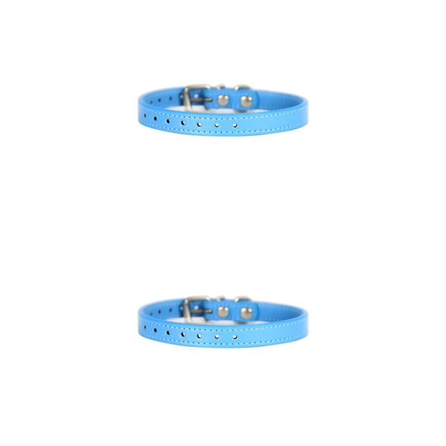Youkk 1/2/3/5 Collier de Chat Durable et Durable - pour une Expérience Sans Souci Whelping Col Nouveau-Né Chien Whelping Col Réglable Bleu 2PCS