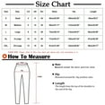 thumbnail image 3 of FAIWAD Women Cotton Linen Striped Capri Pants Casual High Waisted Pants Straight Leg Loose Pockets Sweatpants, 3 of 6