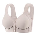 thumbnail image 1 of Everyday Comfort Bra for Leisure Home Wear - Seamless Soft Support Vest for All Seasons with Breathable Design and Moderate Coverage in Plain Color, 1 of 2