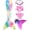Colorful, variant on Mermaid Tail for Swimming with Monofin Mermaid Tail Swimsuit Bathing suit for Girls