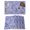 Light Purple, variant on Light Blue Teal Placemats Set of 8, Retro Botanical Abstract Art Placemats for Dining Table, Place Mats for Kitchen Tabletop, Waterproof Wipeable Dining Table Mats Set