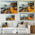 thumbnail image 4 of Designart "Beachside Road by the Coast I" Nautical & Beach Floater Framed Wall Art Print, 4 of 7