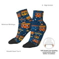 thumbnail image 6 of Pofeuu Funny Steam Train Print 30cm Socks, Adult Running Hiking Socks for Youth and Adult, 6 of 7