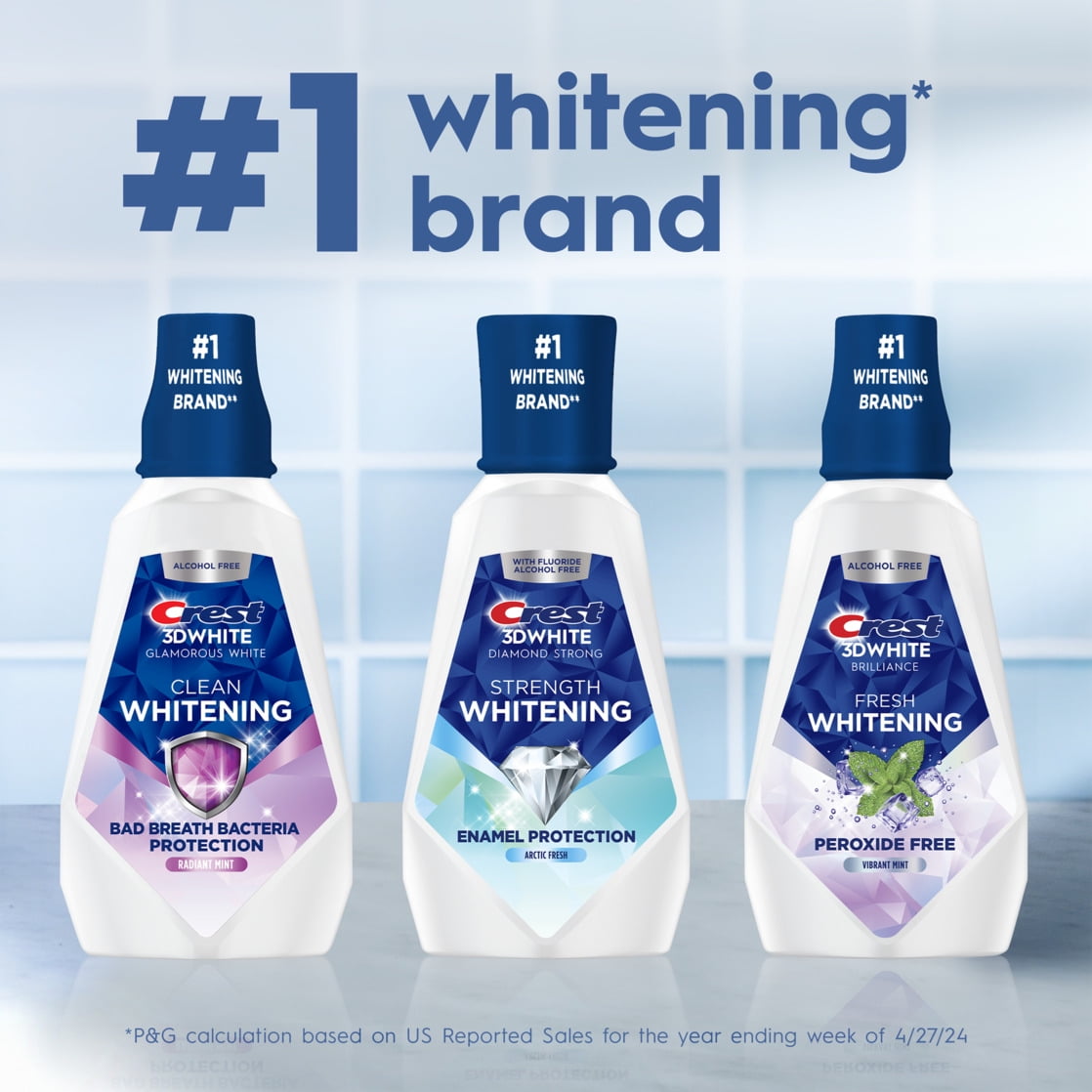 Crest 3D White Mouthwash - Thumbnail 2