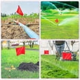 thumbnail image 3 of 50Pack Marking Flags, Red Yard Flags 15x4x5Inch, Marker Flags, Lawn Flags Markers, Irrigation Flags, Landscape Flags, 3 of 4
