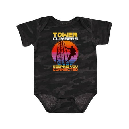 

Inktastic Tower Climber Lineman Line Worker Gift Baby Boy or Baby Girl Bodysuit