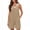 Khaki, variant on Yotami Womens Summer Rompers with Pocket, Casual Loose Spaghetti Strap Short Jumpsuit for Vacation, Sleeveless Beach Jumpsuits Overalls, Pink XXL