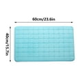thumbnail image 3 of Carpet Polyester Carpet Memory Cotton Outdoor Indoor And Outdoor Bathroom Kitchen Carpet Floor Mat Grid 60X40Cm Light Blue, 3 of 6