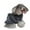 Grey, variant on Breathable Dog Cat Bathrobe – Fashion Pajama Robe for Pets with Summer/Spring Comfort (Humanized Design, Adjustable Fit)