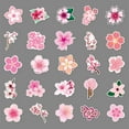 thumbnail image 3 of Pegatinas de flores de cerezo, 50 pegatinas estéticas para ordenador portátil, pegatinas impermeables de Sakura, paquete de pegatinas para tazas de coche para álbum de recortes de computador, 3 of 5