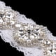 thumbnail image 3 of Romántico Liga de Lazo Diamante de Imitación para Nupcial Baile de Graduación Accesorio Nupcial Gloria Liga nupcial de la boda, 3 of 7