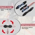 thumbnail image 4 of Lafati Brake Caliper Compression Tool Kit – 360° Ratcheting Piston Compressor with 2 Magnetic Steel Plates & 2 Hooks ,Brake Pad Spreader– Fits 95% of Cars & Light Trucks, 4 of 7