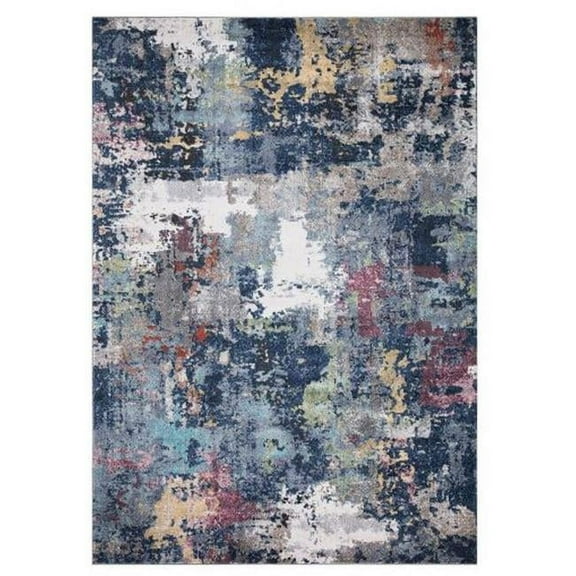 Concard Global Trading 72167 8 x 11 ft. Aloha Abstract Area Rug, Multi-color