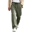 thumbnail image 2 of Guluxicc Gym Pants for Men Elastic Waist Drawstring Running Trousers with Pockets Classic Fit Athletic Pants, 2 of 9