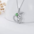 thumbnail image 6 of SOULMEET Frog Necklace Sterling Silver Heart Frog Necklace with Crystal Jewelry Gifts for Women Sister Mom, 6 of 6