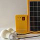 thumbnail image 1 of Kit de panel solar de 3 W, 2 bombillas, sistema solar, luz solar de ahorro de energía, exterior, interior, recargable, LED, 1 of 5