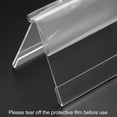 thumbnail image 5 of Uxcell 7.8 x 3.9inch Acrylic Desk Nameplate Holders,10Pcs Transparent Name Tent Holders, V-Shaped, 5 of 6