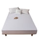 thumbnail image 3 of Juego de gorro de cama impermeable para hotel, lijado de color sólido, funda protectora de sábana para colchón a prueba de orina para bebé, 3 of 5