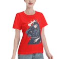 thumbnail image 2 of T-Shirt Basique à Manches Courtes pour Femmes Demon Slayer : Shitou Wuichiro, 2 of 6
