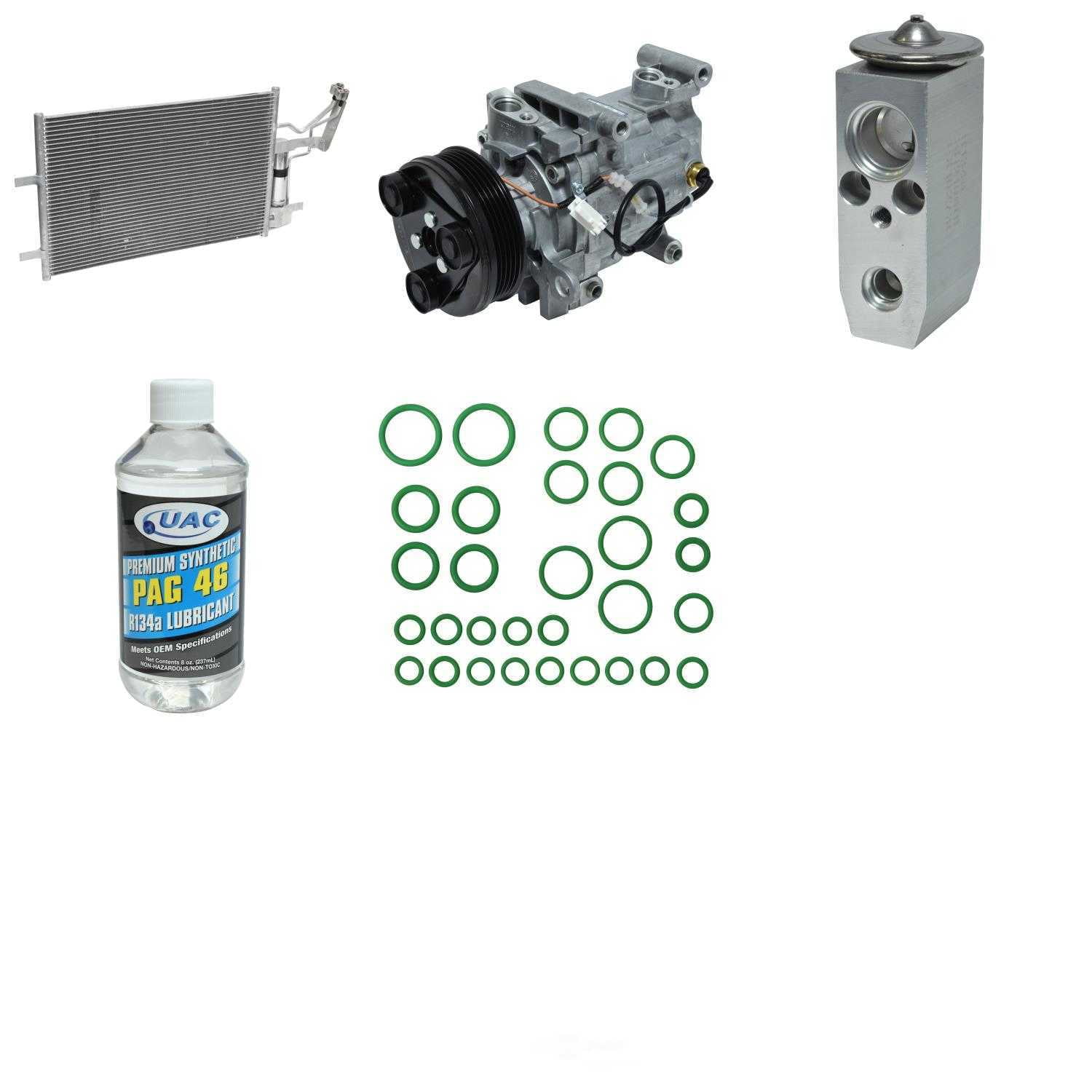 A/C Compressor and Component Kit -- Compressor-Condenser Replacement Kit Fits select: 2007-2009 MAZDA 3 I, 2004-2006 MAZDA 3 S