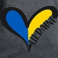thumbnail image 3 of CafePress - Love Ukraine Heart T Shirt - Women's Traditional Fit Dark T-Shirt, 3 of 4